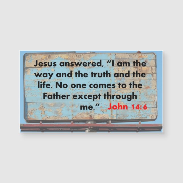 John 14:6   (Front)