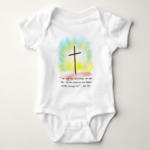 JOHN 14:6 Baby Jersey Bodysuit