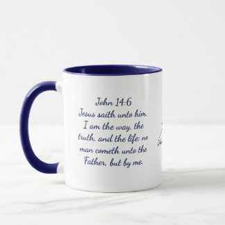 John 14:6 Bible Verse Classic 11 oz Coffee Mug