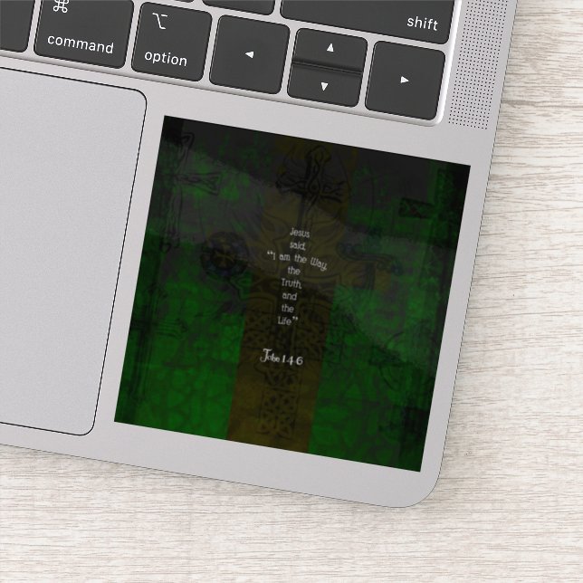 John 14:6 Bible Verse Inspirational Path Quote (Detail)