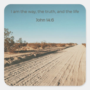 John 14:6 KJV Sticker – Desert Faith Collection