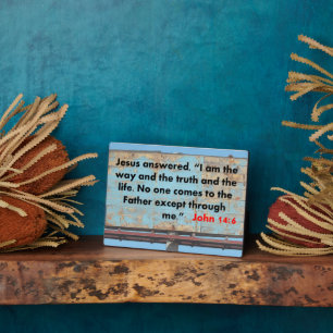John 14:6 plaque