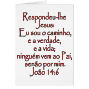 John 14:6 Portuguese
