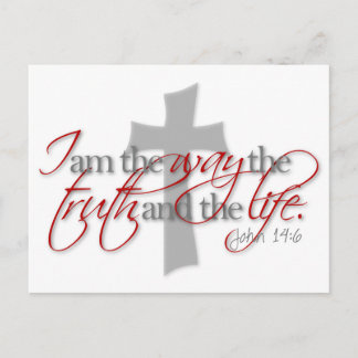 John 14:6 postcard