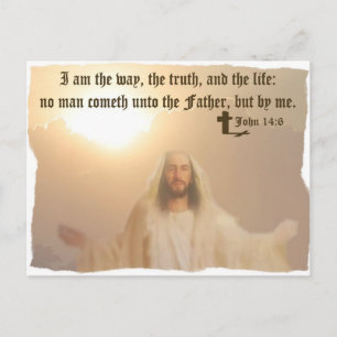 John 14:6 postcard