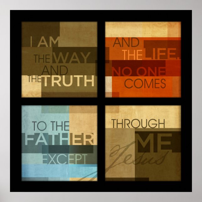 John 14:6 poster (Front)