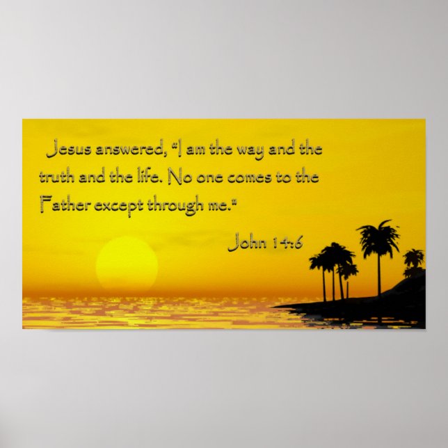 John 14 : 6 poster (Front)