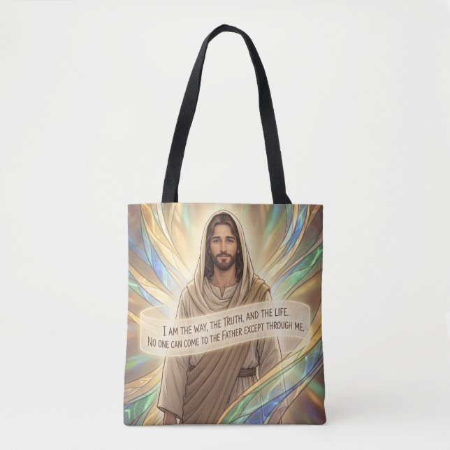 John 14:6 tote bag (Front)