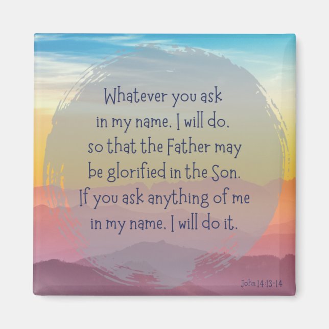 John 14 Magnet (Front)