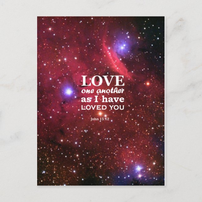 John 15:12 postcard (Front)