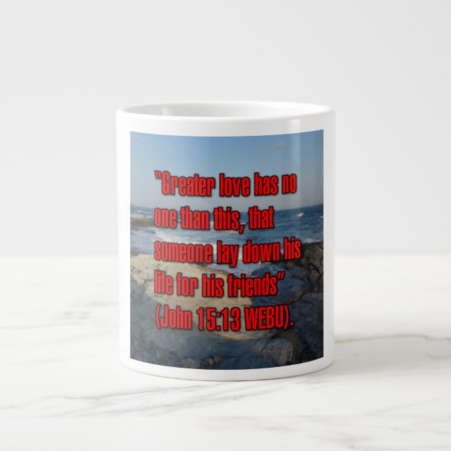 John 15:13 WEBU Mug (Front)