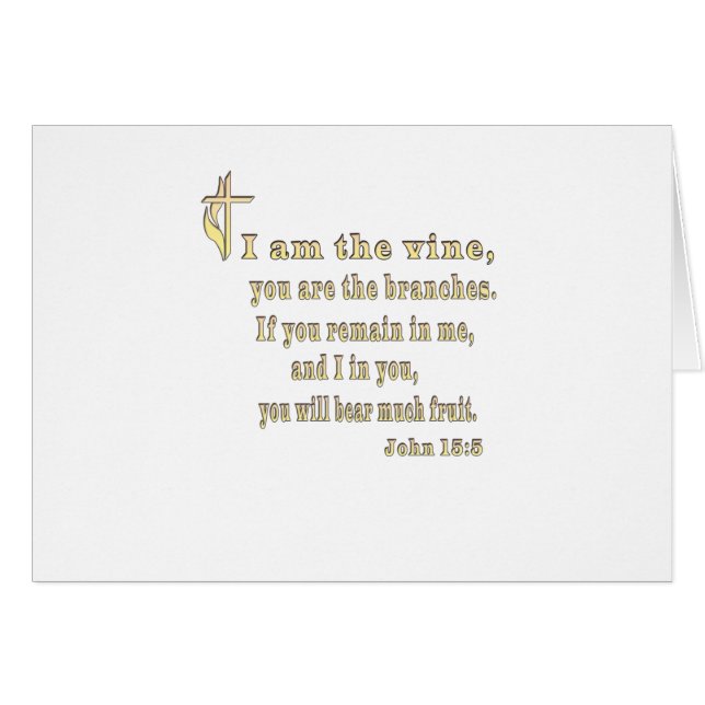 John 15:5  (Front Horizontal)