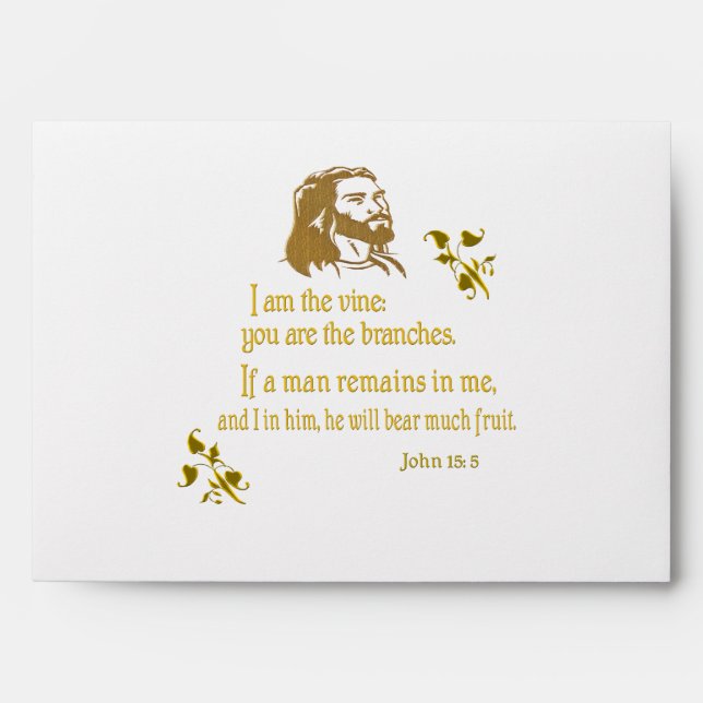John 15:5  envelopes (Front)