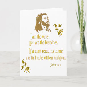 john 15:5 gifts holiday card