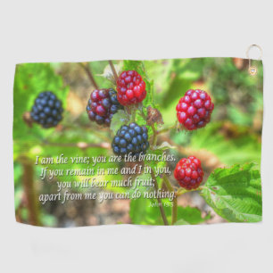 John 15:5 golf towel