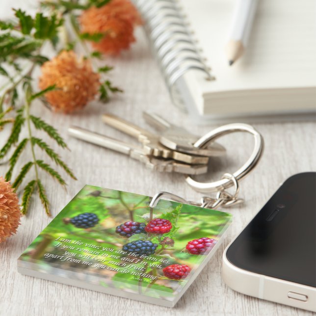 John 15:5 key ring (Front Right)