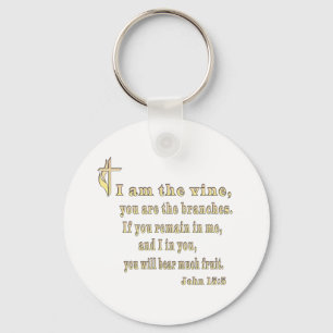 John 15:5 key ring