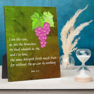 John 15:5   Plaque