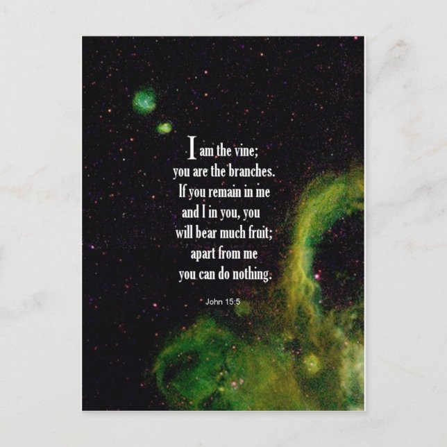 John 15:5 postcard (Front)