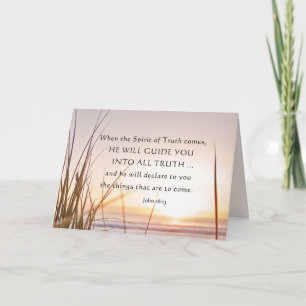 John 16:13 Spirit of Truth Will Guide You, Ocean  Card