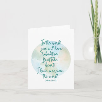 John 16:33 card