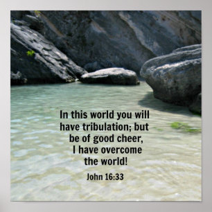John 16:33 poster