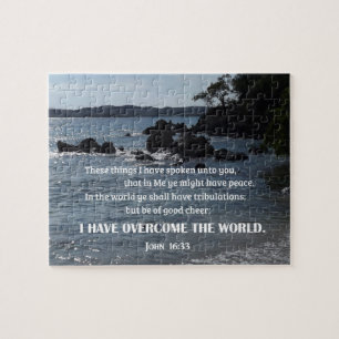 John 16:33 These things I have spoken unto you Jigsaw Puzzle