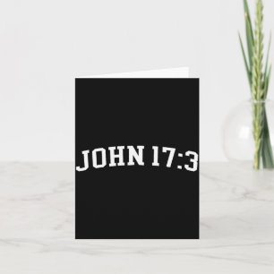 John 17 3 card