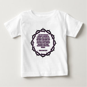John 19:2-3 KJV Bible Verse Scripture Baby T-Shirt
