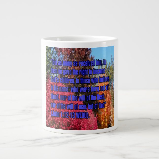 John 1:12–13 WEBU Mug (Front)
