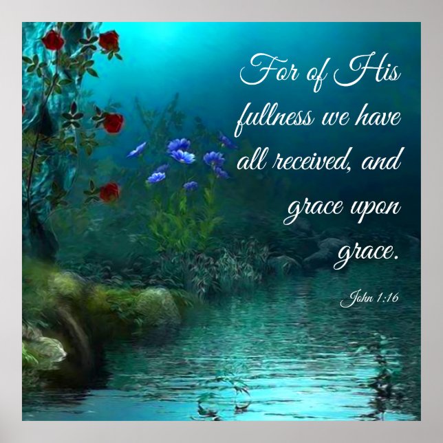 John 1:16  poster (Front)