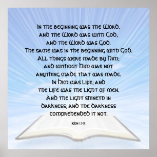 John 1:1-5   poster