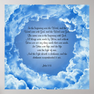 John 1:1-5 poster
