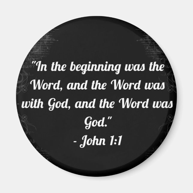 John 1:1 Magnet (Front)