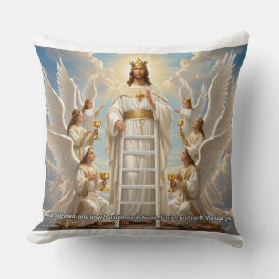 John 1:51 Christian Throw Pillow 20x20