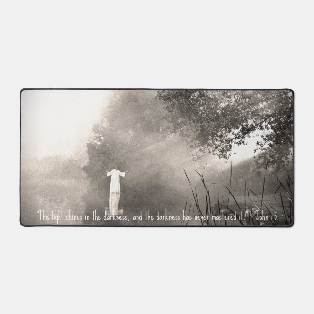 JOHN 1:5 Desk Mat (Front)