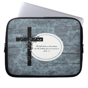 John 1:5 Laptop or Netbook Carrier Sleeve
