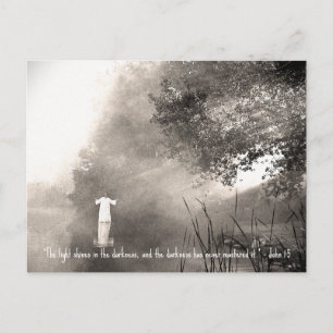 JOHN 1:5 Postcard