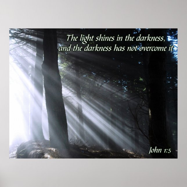 John 1:5 poster (Front)