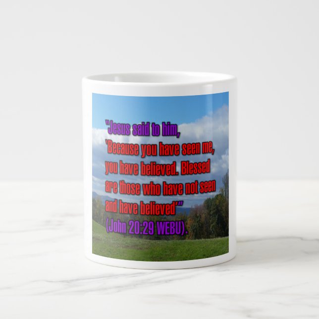 John 20:29 WEBU Mug (Front)