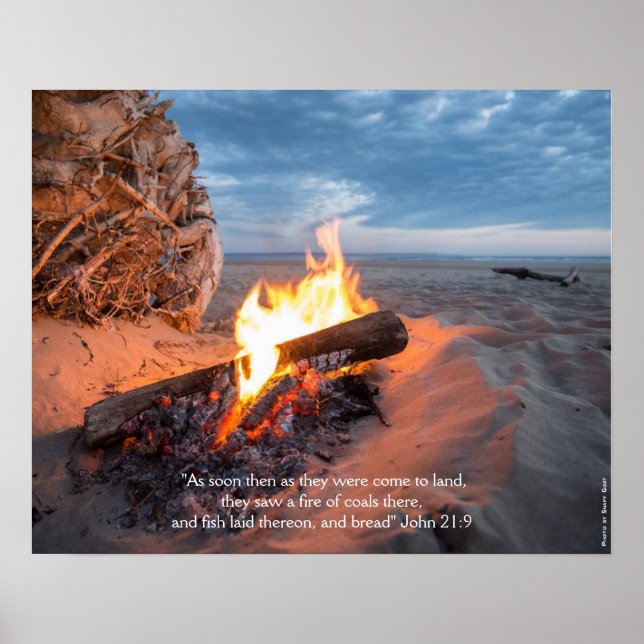 John 21:9 Poster (Front)