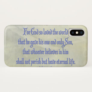 John 316 Dogwood iPhone X Case
