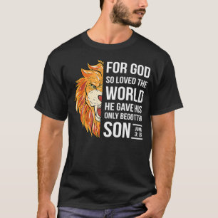 John 316 One Nation Under God Christian Cross T-Shirt