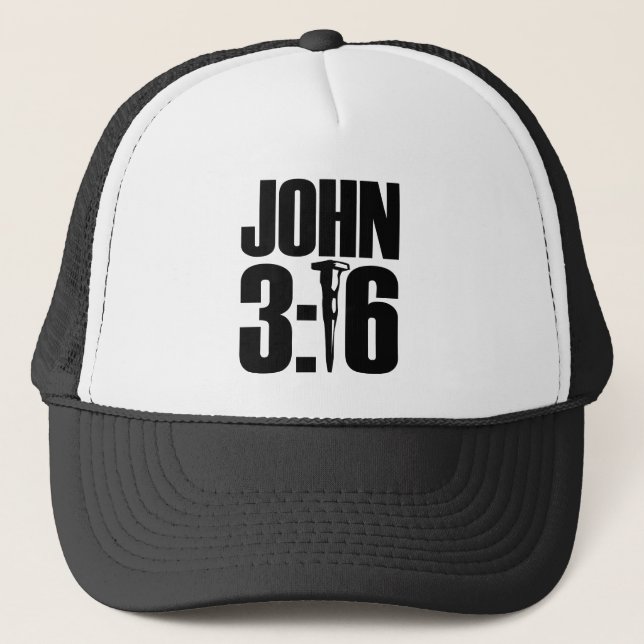 John 3:16 Baseball Cap (Front)