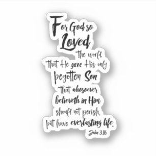 John 3.16 Bible Verse