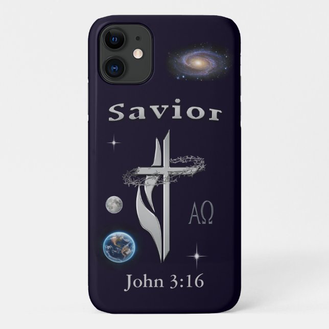 John 3:16 Bible verse Case-Mate iPhone Case (Back)