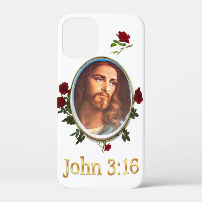 John 3:16 Bible verse Case-Mate iPhone Case (Back)