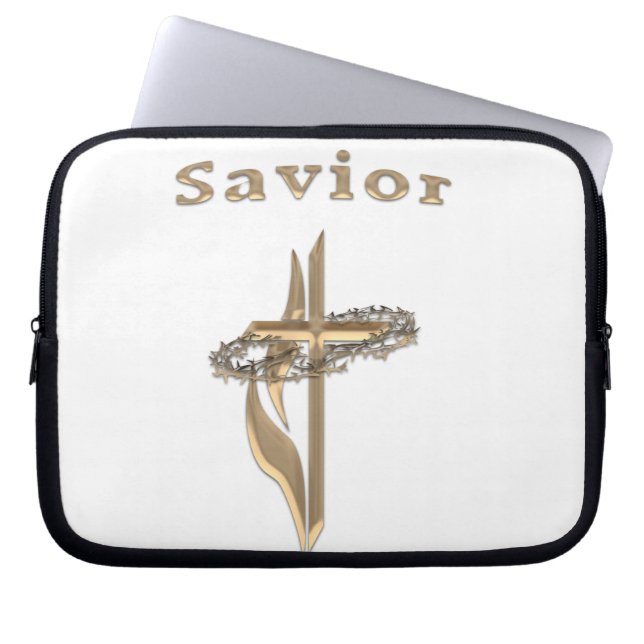 John 3:16 Bible verse Laptop Sleeve (Front)