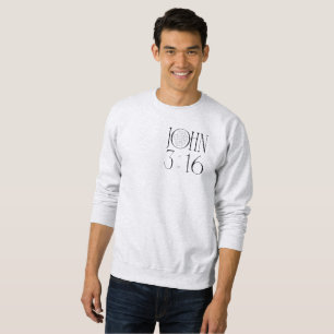 John 3:16 Bible Verse Sweatshirt