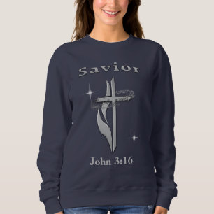 John 3:16 Bible verse Sweatshirt